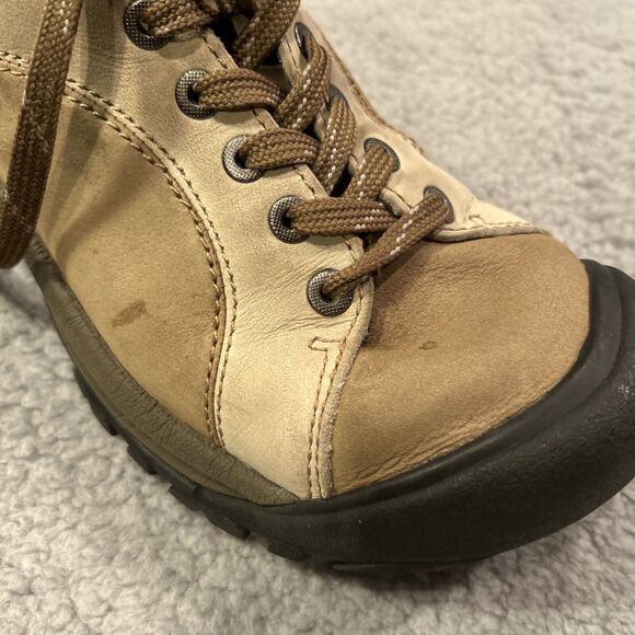 KEEN Womens US 7-1/2 EU 38 UK 5Leather Hiking Trail Walking Shoes Brown - Picture 8 of 8